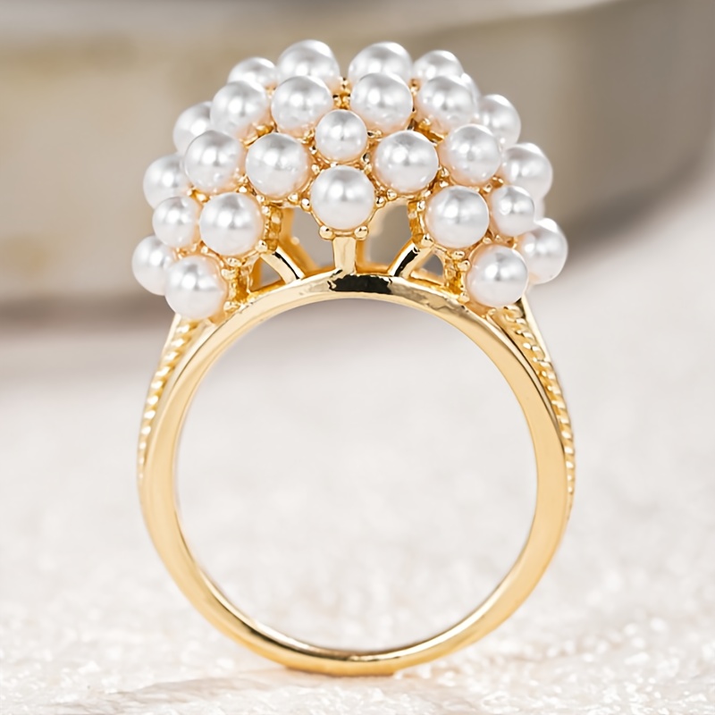 French Style Flower Ring for Women